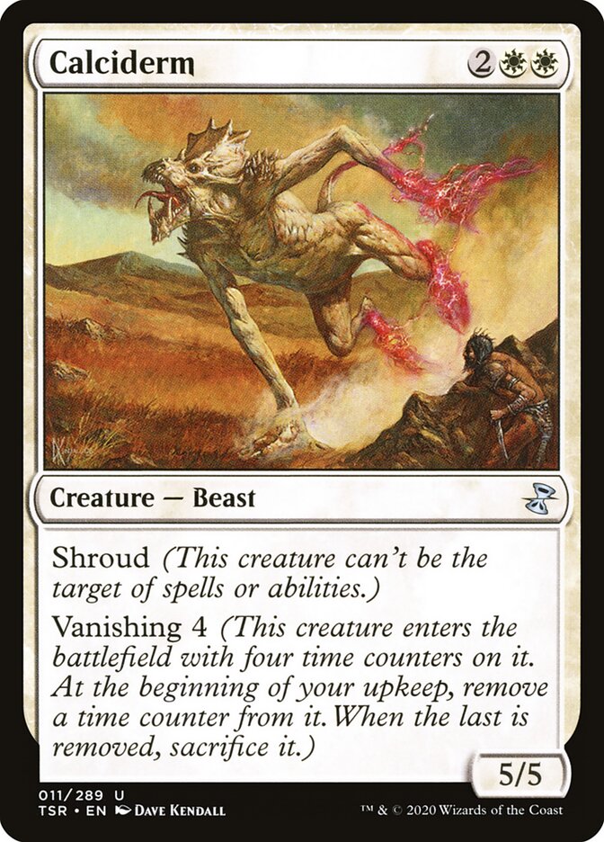 Calciderm card front