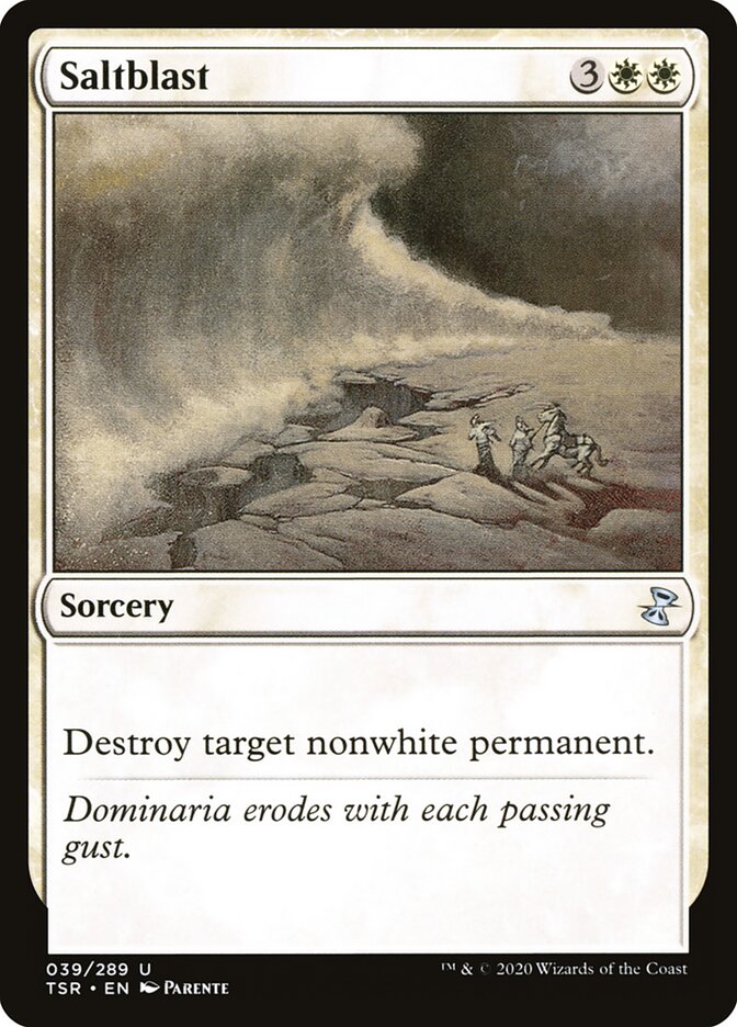 Saltblast card front