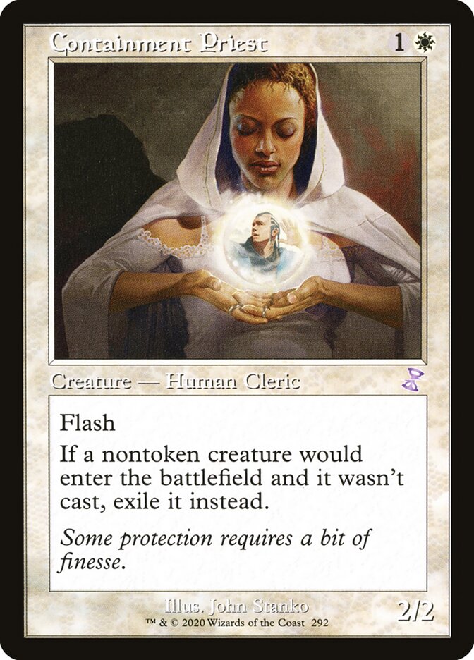 Containment Priest card front