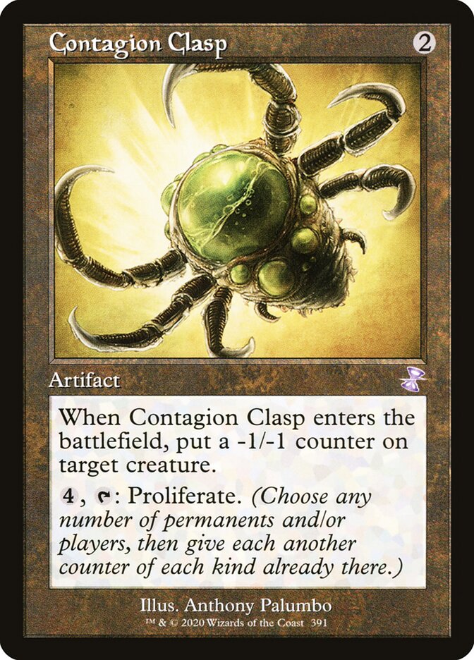 Contagion Clasp card front