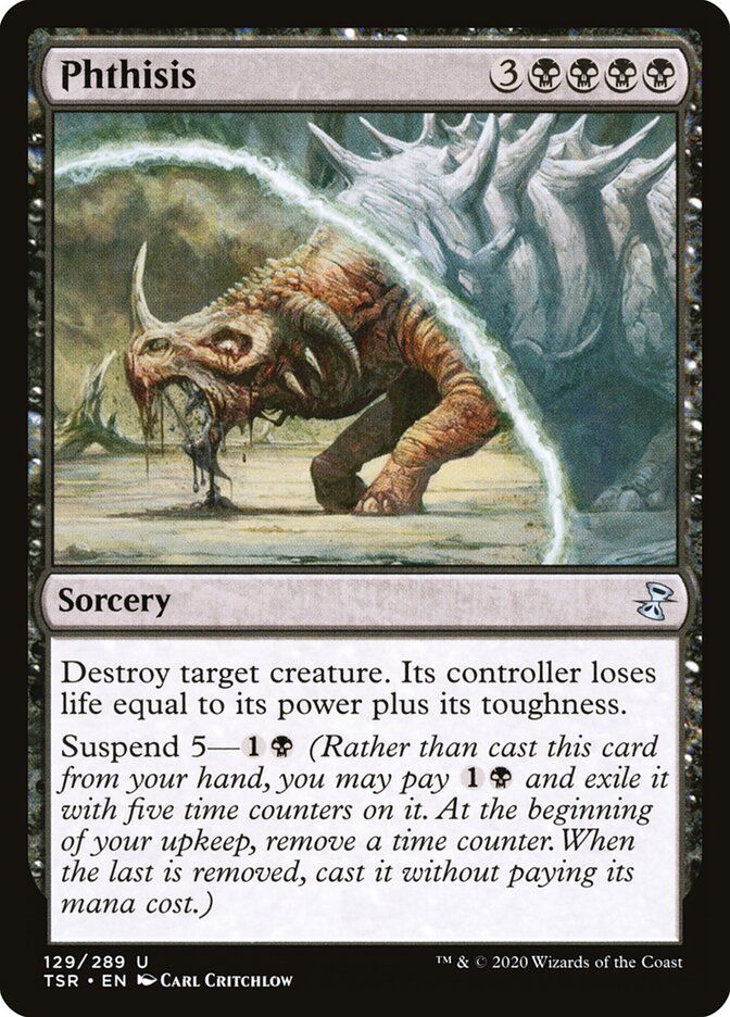 Phthisis card front