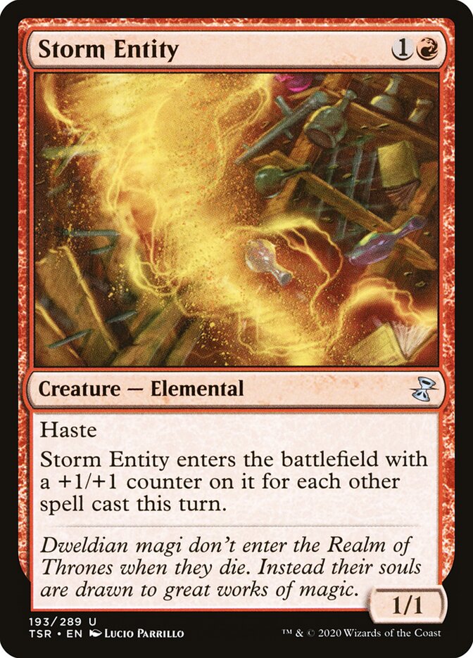 Storm Entity card front