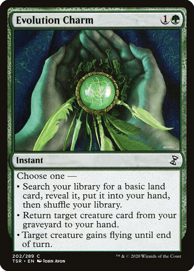 Evolution Charm card front