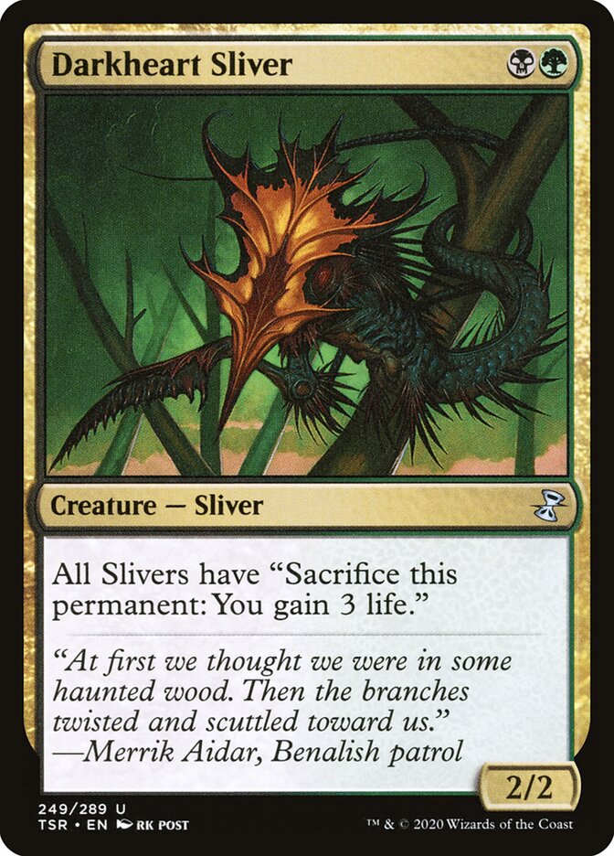 Darkheart Sliver card front