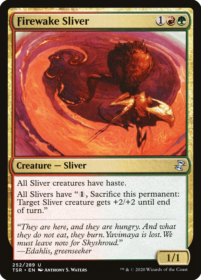 Firewake Sliver card front