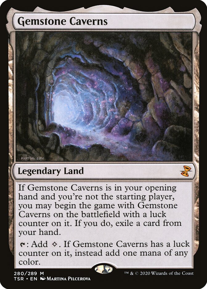 Gemstone Caverns card front