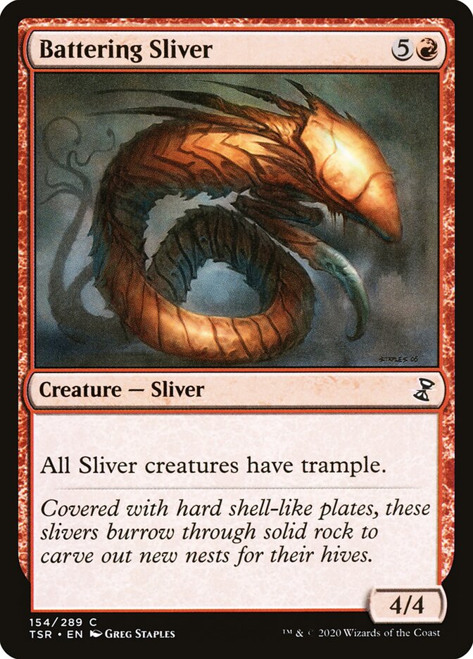 Battering Sliver card front