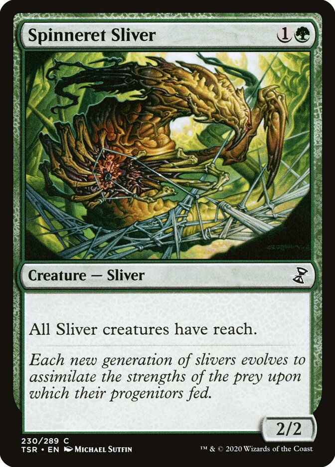 Spinneret Sliver card front