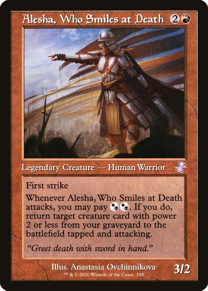 Alesha, Who Smiles at Death card front