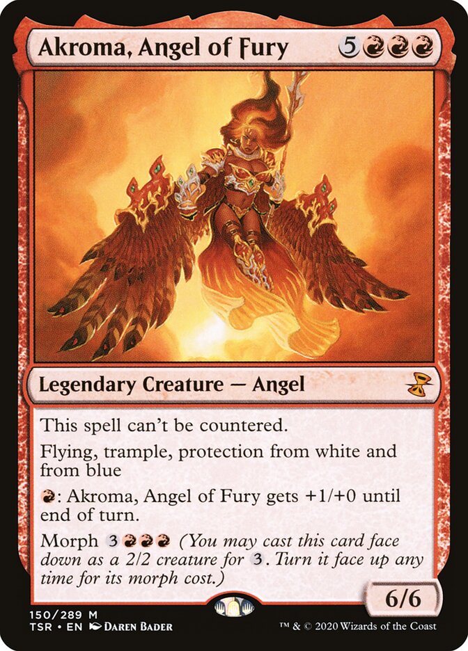Akroma, Angel of Fury card front