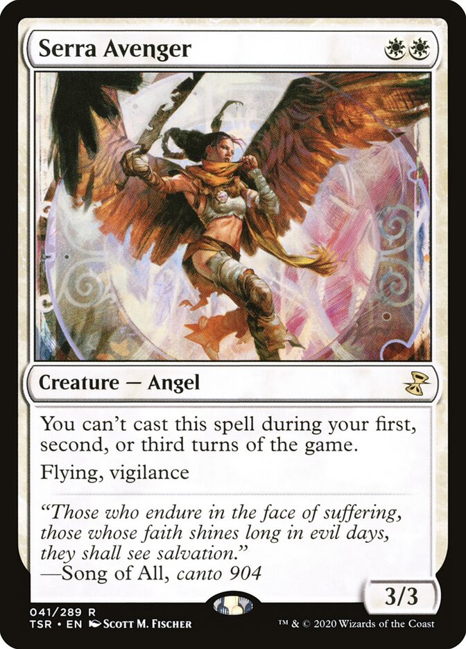 Serra Avenger card front
