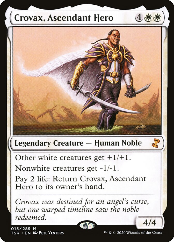 Crovax, Ascendant Hero card front