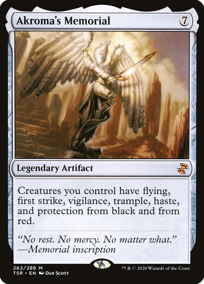 Akroma's Memorial card front