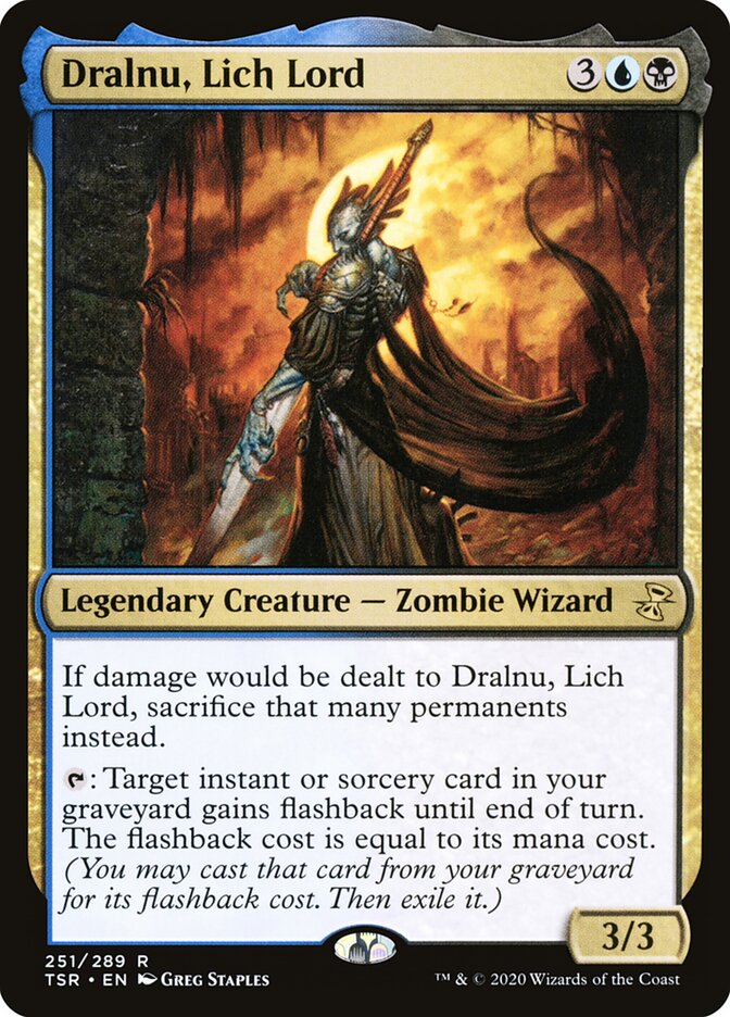 Dralnu, Lich Lord card front