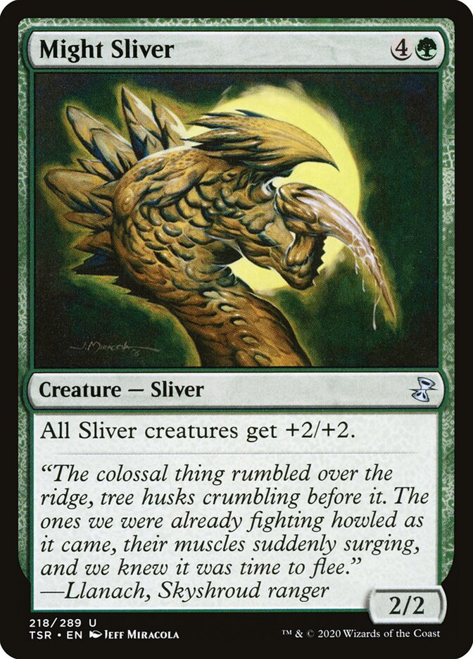 Might Sliver card front