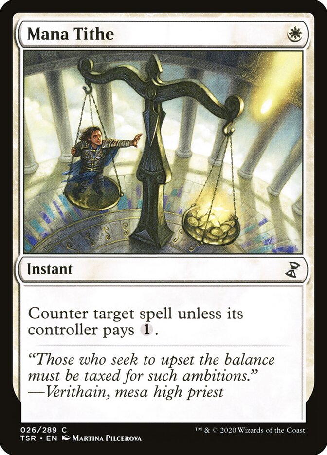 Mana Tithe card front