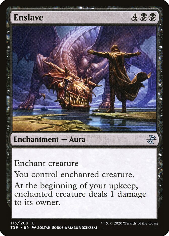Enslave card front