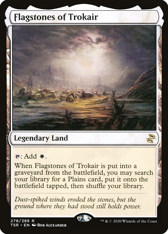 Flagstones of Trokair card front