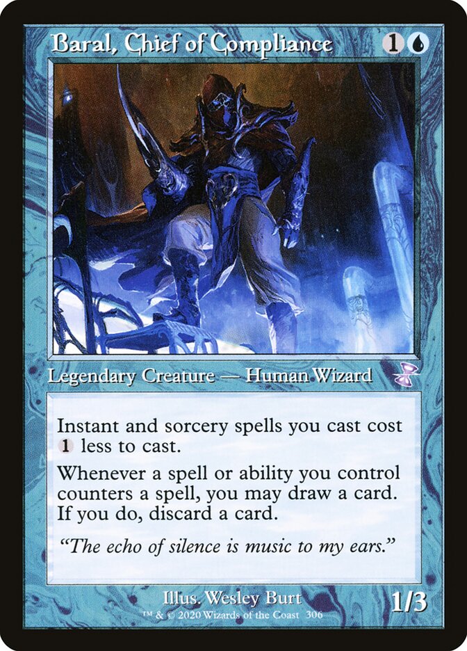 Baral, Chief of Compliance card front