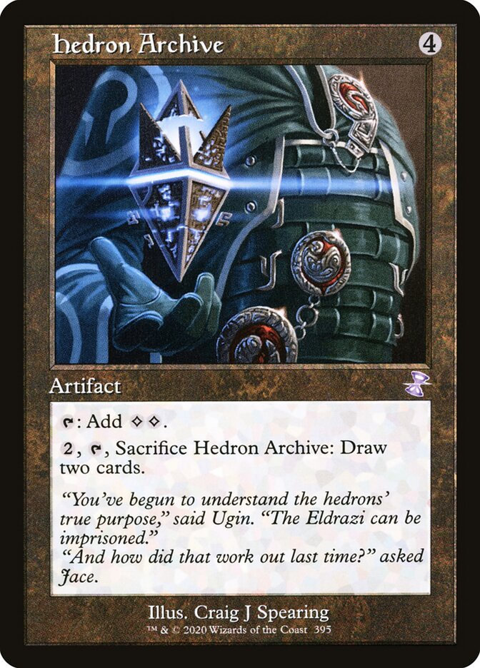 Hedron Archive card front