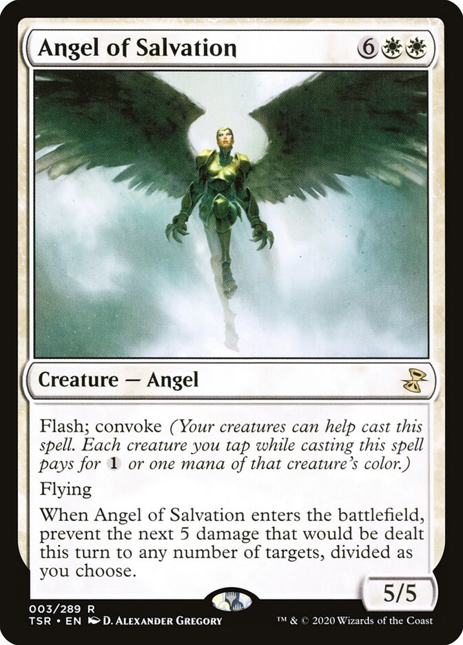 Angel of Salvation card front