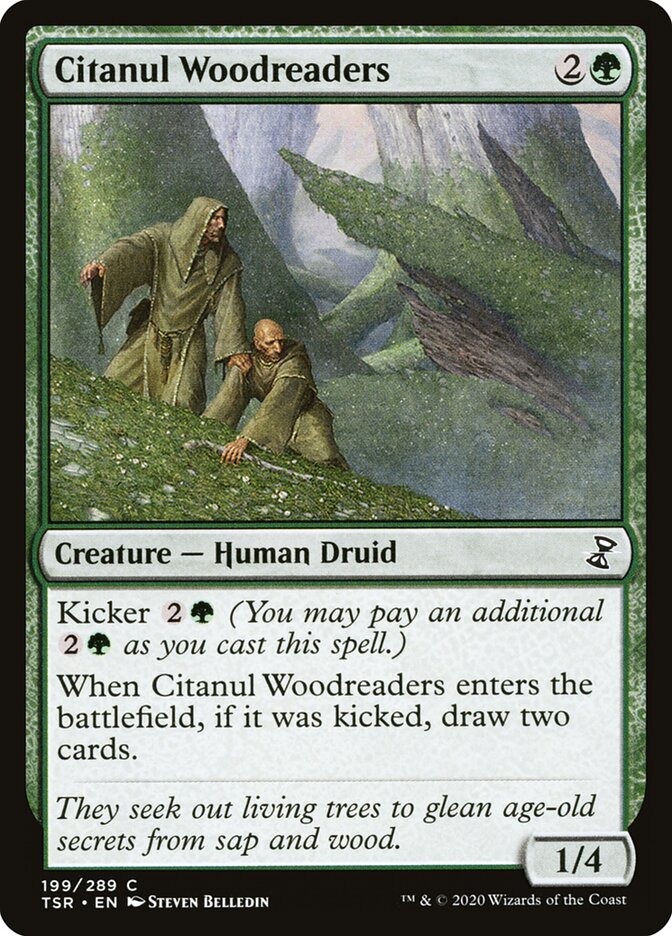 Citanul Woodreaders card front