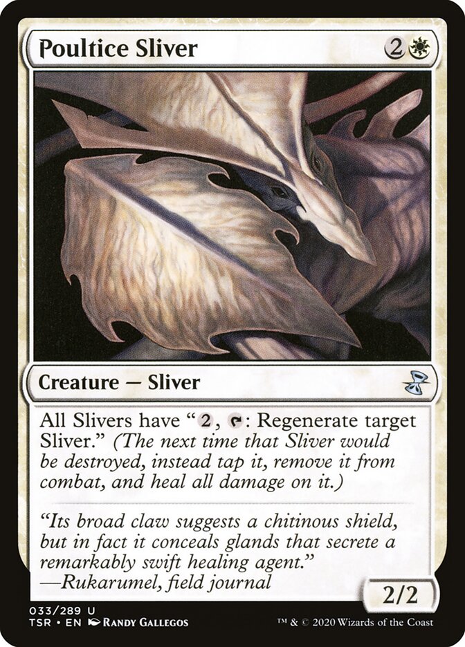 Poultice Sliver card front