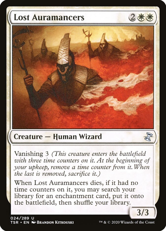 Lost Auramancers card front
