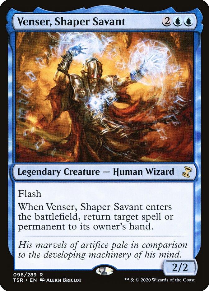 Venser, Shaper Savant card front
