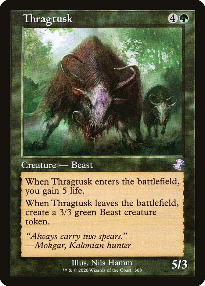 Thragtusk card front