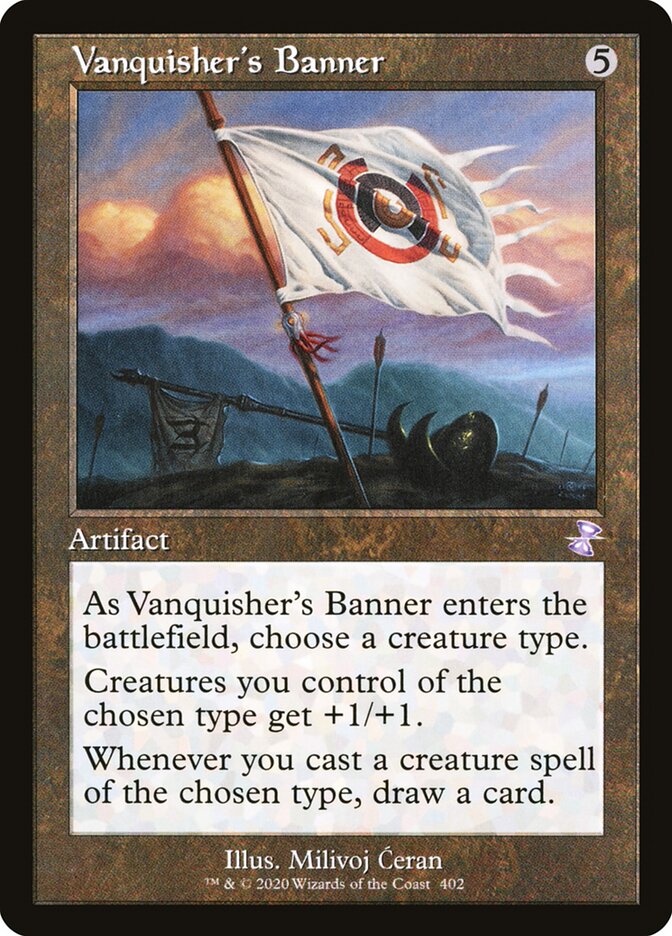 Vanquisher's Banner card front