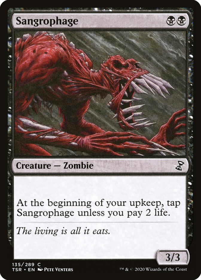 Sangrophage card front