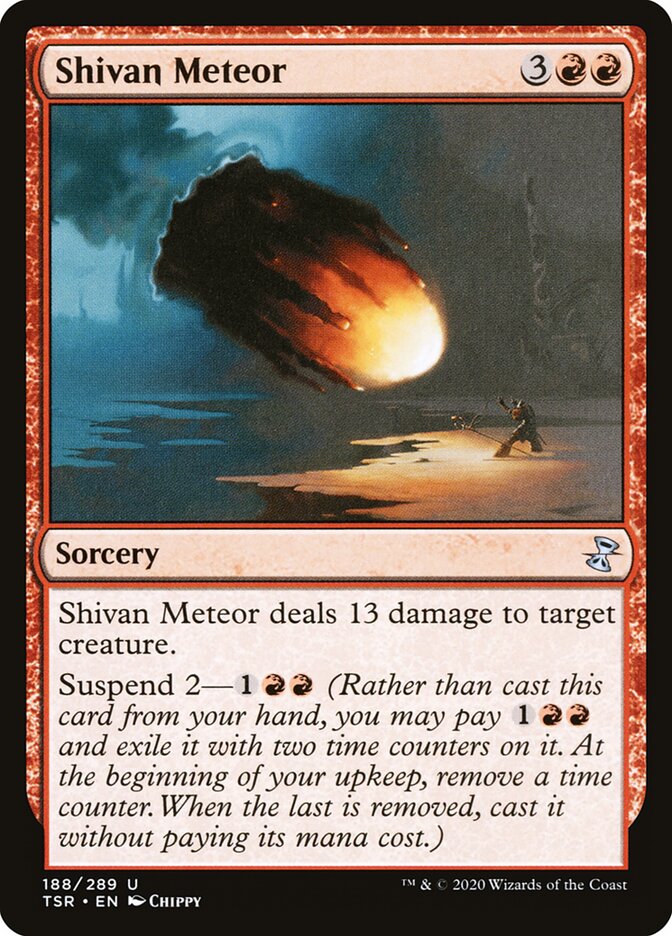 Shivan Meteor card front