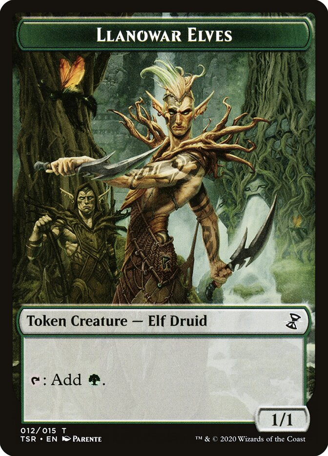 Llanowar Elves card front