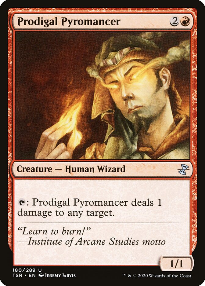 Prodigal Pyromancer card front