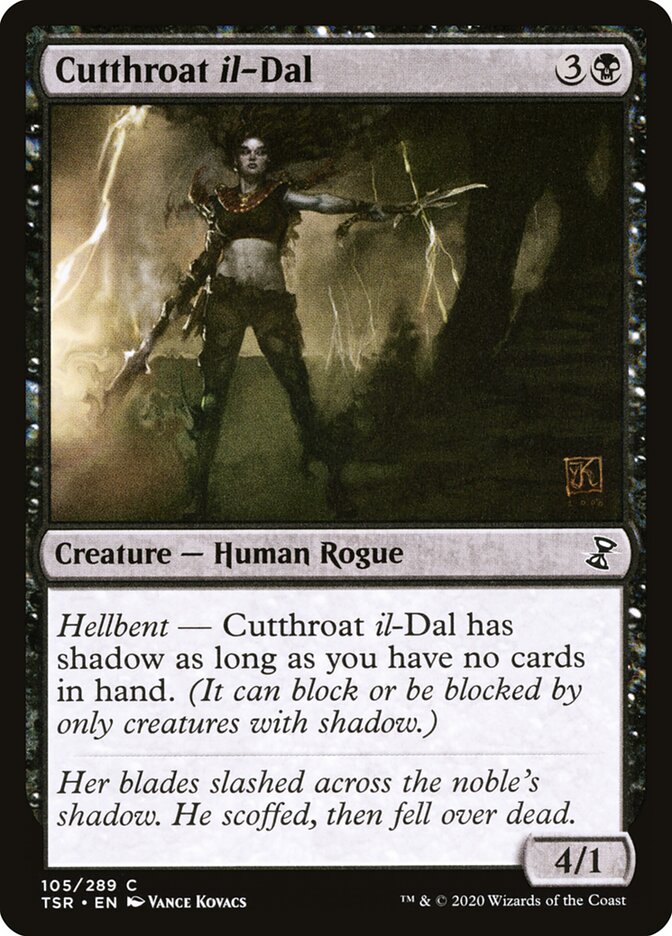 Cutthroat il-Dal card front