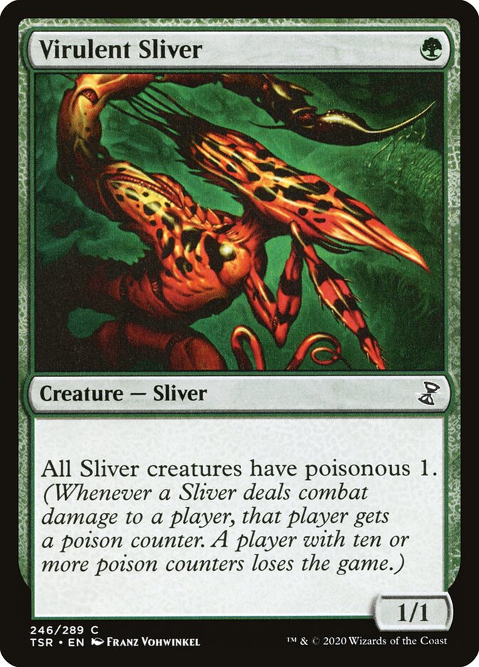 Virulent Sliver card front