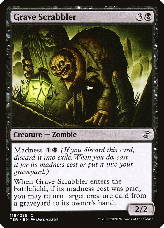 Grave Scrabbler card front