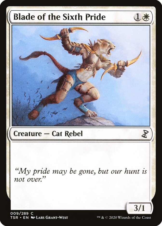 Blade of the Sixth Pride card front