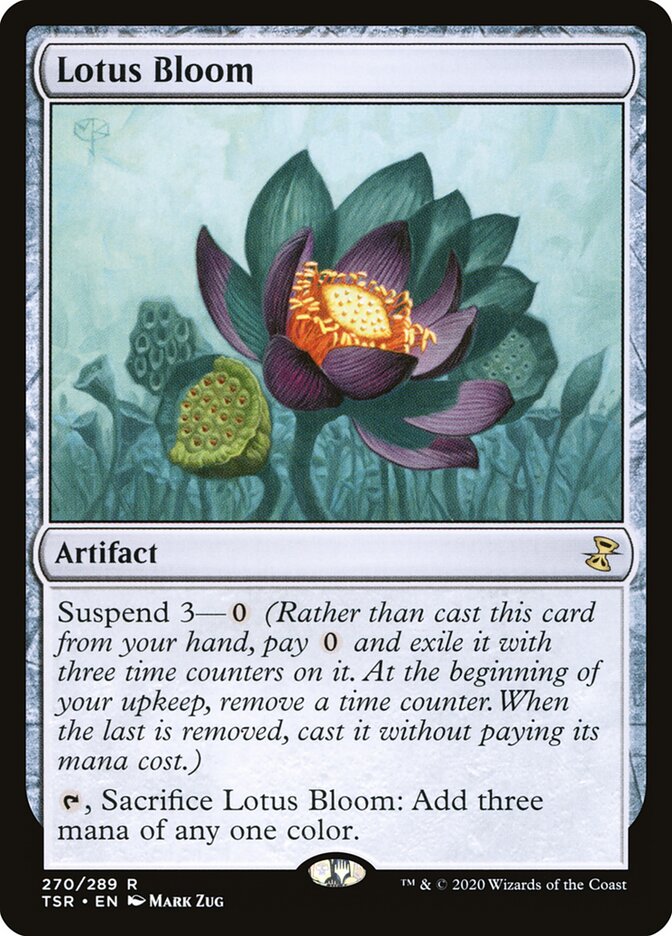 Lotus Bloom card front
