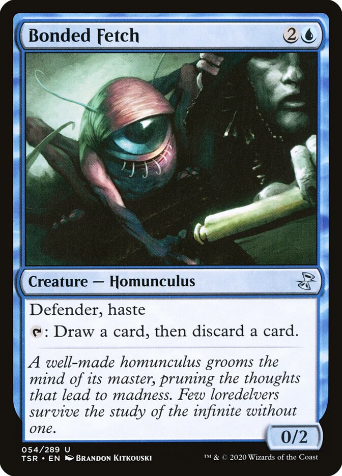 Bonded Fetch card front