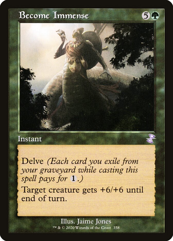 Become Immense card front