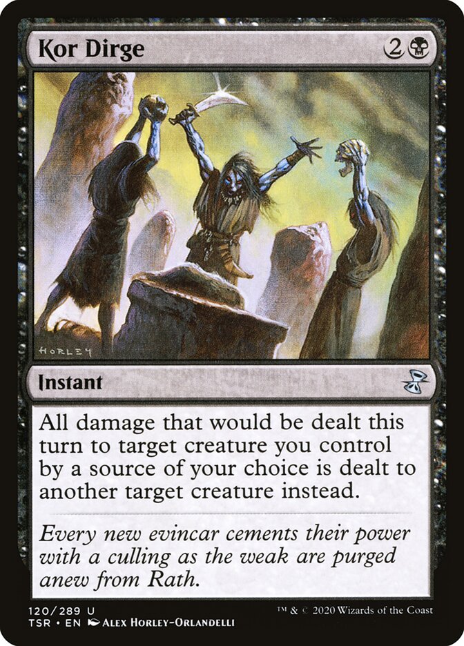 Kor Dirge card front