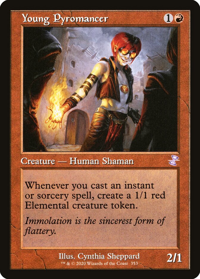 Young Pyromancer card front