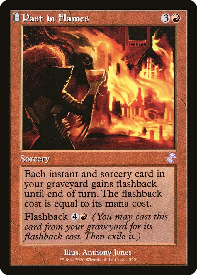 Past in Flames card front