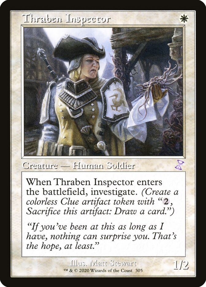 Thraben Inspector card front