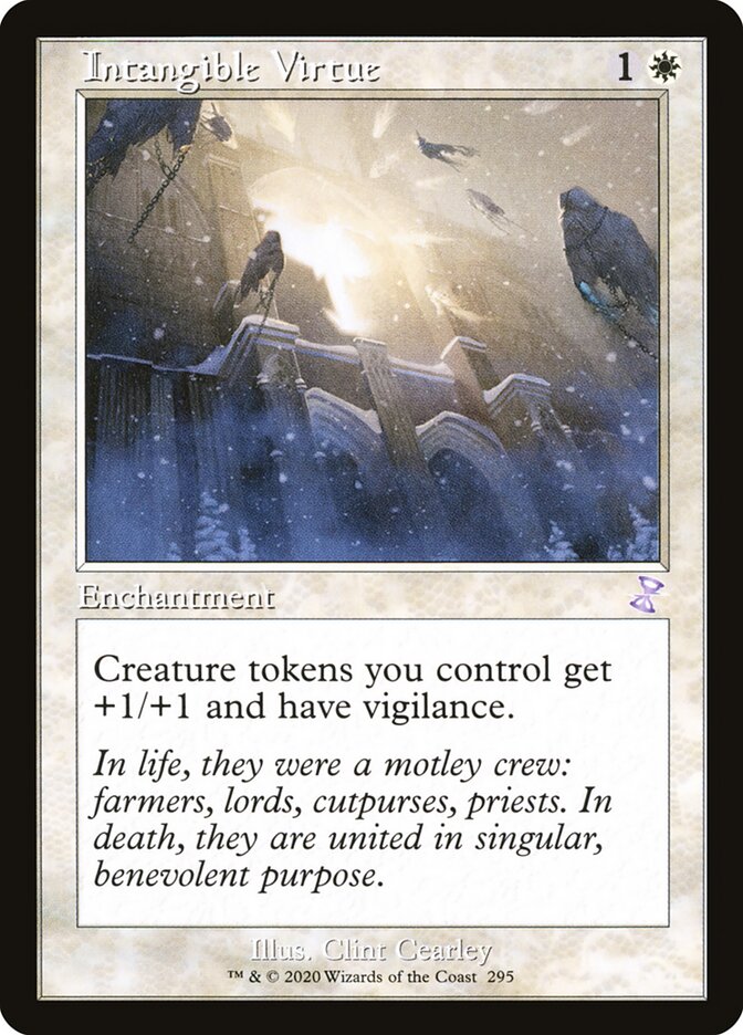 Intangible Virtue card front
