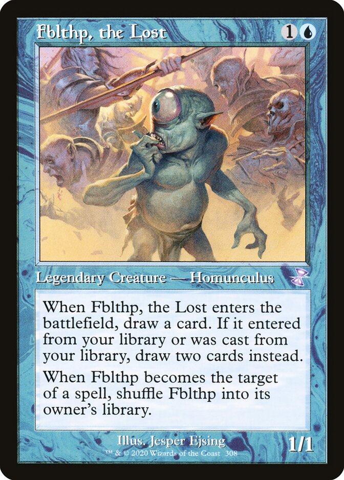 Fblthp, the Lost card front