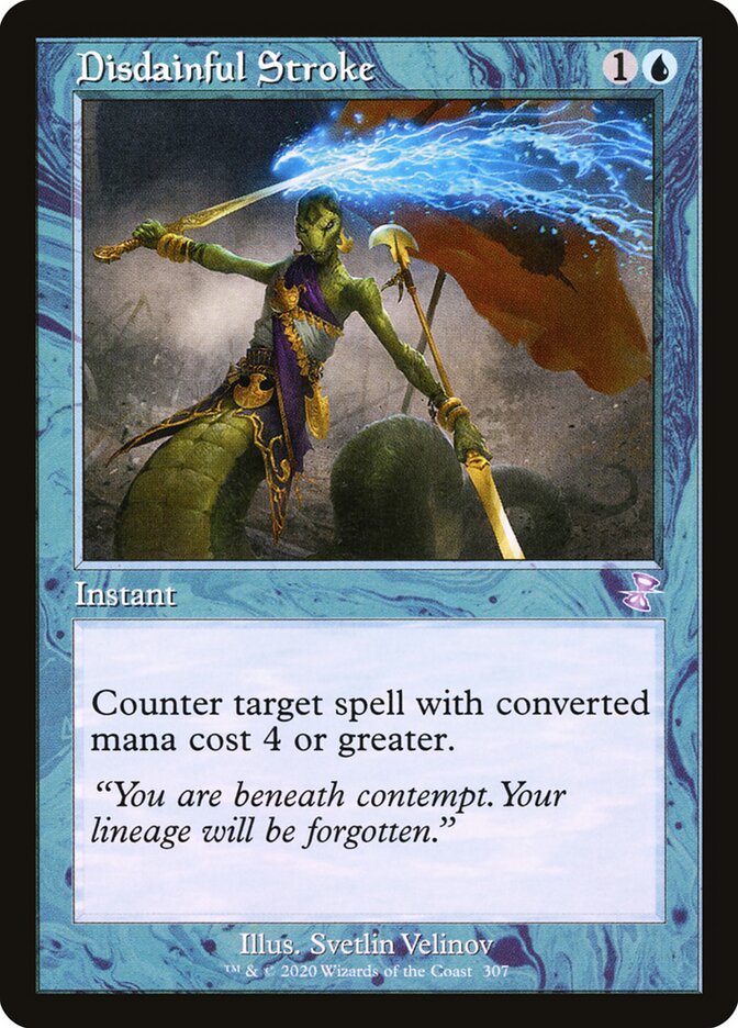 Disdainful Stroke card front