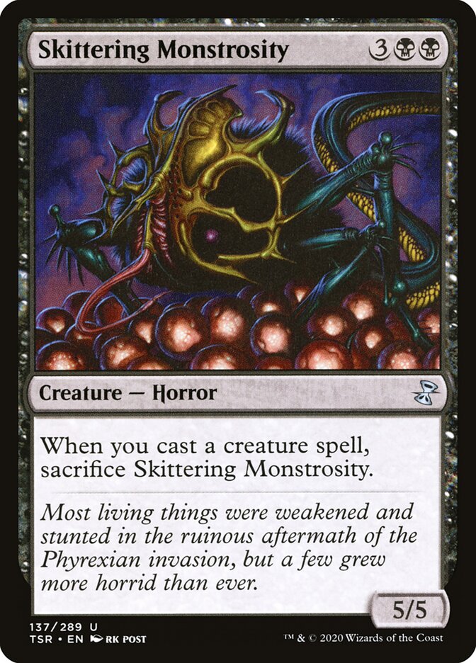 Skittering Monstrosity card front